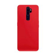Eonaks Oppo A9 2020 Kamera Korumalı Silikon Rubber Arka Kapak Lila Kılıf