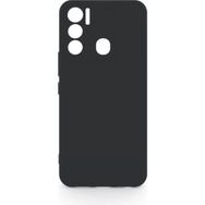 Eonaks Tecno Pova Neo Kamera Korumalı Silikon Rubber Arka Kapak Siyah Kılıf