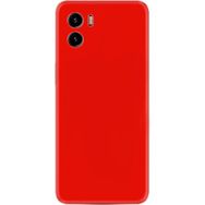 Eonaks Vivo Y15S Kamera Korumalı Silikon Rubber Arka Kapak Kırmızı Kılıf