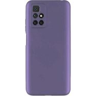 Eonaks Xiaomi Redmi 10 Kamera Korumalı Silikon Rubber Arka Kapak Lila Kılıf