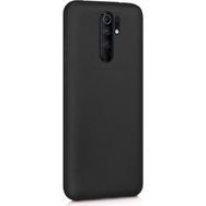 Eonaks Xiaomi Redmi 9 Kamera Korumalı Silikon Rubber Arka Kapak Siyah Kılıf
