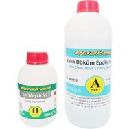 Epakem Kalın Döküm 1000+500 gr Epoksi Reçine