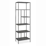 Ephesus Metal Siyah 60X180 Kitaplık