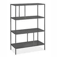 Ephesus Metal Siyah 80X120 Kitaplık