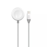 Epico Apple Watch USB-C 1.2 mt Gümüş Şarj Kablosu