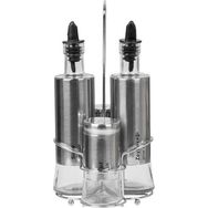epinox 4'lü Set 300 ml Leylak Yağlık ve Sirkelik Cam Şişe