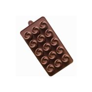 Epinox GL-21 Gül 21x10.5x1.9 cm Silikon Çikolata Kalıbı