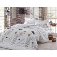 Eponj Home Ep-006697 Beyaz Atlantis Çift Kişilik Nevresim Takımı