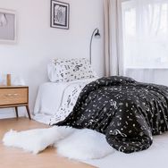 Eponj Home Tek Kişilik B&W Melodiy Kolay Ütülenir Nevresim Takımı