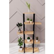 Eportatif Çam 1307 Dekoratif Metal 5 Raflı Saksılık Çiçeklik