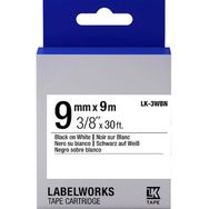 Epson LK-3WBN C53S653003 Siyah Beyaz 9 mm Muadil Standart Etiket Kartuşu