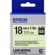 Epson Lk-4ybp Pastel Sarı Üzeri Siyah 12 mm 9 mt Etiket
