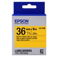 Epson LK-7YBP Siyah-Sarı 36 mm 9 m Etiket