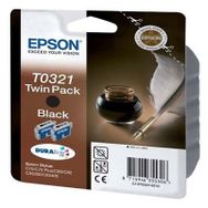 Epson T0321-C13T03214220 Siyah 2'li Kartuş