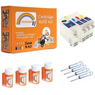 Epson T1001-T1004 Uyumlu 4 Renk 1000 ml Kartuş Mürekkep Seti
