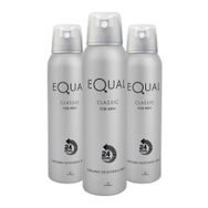 Equal Klasik 3x150 ml Erkek Sprey Deodorant