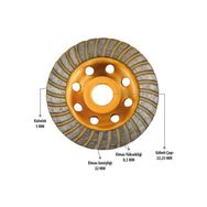 Eratool 50369 180 mm Elmas Yüzey Taşlama