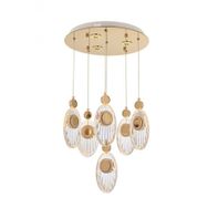 Eray Aydınlatma 1203-5+1 6'lı Sarı Led Avize