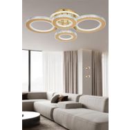 Eray Aydınlatma 2023-4 Sarı Dimmer Kumandalı Led Avize