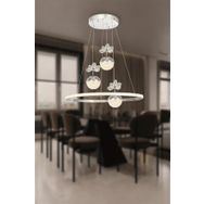 Eray Aydınlatma 2078-40 Krom 3 Toplu Led Avize