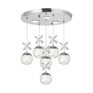Eray Aydınlatma 2560-5+1 Krom Led Avize