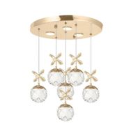 Eray Aydınlatma 2560-5+1 Sarı Led Avize