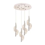 Eray Aydınlatma P7077-3+1 4'lü Krom Sarkıt Led Avize
