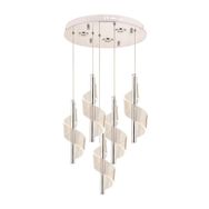 Eray Aydınlatma P7077-4+1 5'li Krom Sarkıt Led Avize