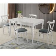 Erezoğulları Didim Bahar Açılır 80x120 Mutfak Masa Sandalye Takımı