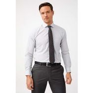ERKEK A.GRİ SLIM FIT / DAR KALIP EASY IRON ( KOLAY ÜTÜ ) BASIC GÖMLEK