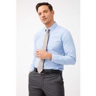 ERKEK K.MAVİ SLIM FIT / DAR KALIP EASY IRON ( KOLAY ÜTÜ ) BASIC GÖMLEK