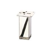 Eroğlu 8 cm Mat Krom Metal 40x40 mm Mobilya Ayağı