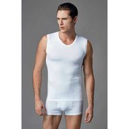 Eros ERS006 2'li Beyaz Kolsuz Compact Erkek T-shirt