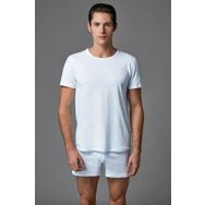 Eros ES011522 Beyaz 2'li Erkek T-Shirt