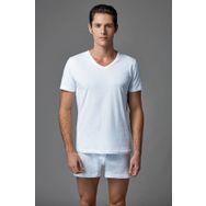 Eros ES011529 Beyaz 2'li Erkek T-Shirt