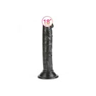 Erox Dildo Blues Yumuşak Doku Realistik siyahi Penis 14 cm