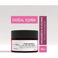 Ervalinn Kuru ve Normal Ciltler 50 ml Doğal Nemlendirici El ve Yüz Kremi