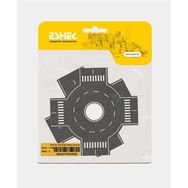 Eshel 1/100 150x150 mm 2 Adet Karton Maket Yol Düz ve Yuvarlak Döner Kavşak
