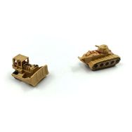 Eshel 1:200 Ölçek Tank + İş Makinesi 2’li Maket