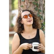 Esrada 1014 001 53-19-140 Turuncu Cam Kadın Güneş Gözlüğü
