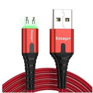 Essager 2.1 A Led Işıklı 1 mt Micro USB Kablo
