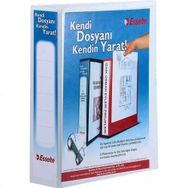 Esselte 46565211501 50 mm 2D Mekanizmalı Beyaz Klasör