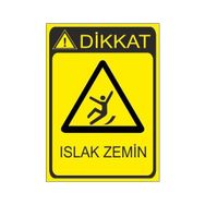Este Uyarı Levhaları Islak Zemin 25x35 cm Uyarı Levhası