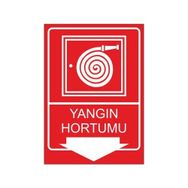 Este Uyarı Levhaları Yangın Hortumu 25x35 cm Uyarı Levhası