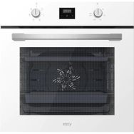 Esty AEF6603W02 60 cm Beyaz Dijital Cam Ankastre Fırın