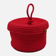 Etc 20x12 cm Kırmızı Kapaklı Sepet