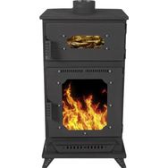 Etinova MS-K003 Modeli Şömineli Fırınlı Pelet ve Odun Sobası