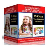 Etkinliklerle Okuma Yazma Öğreten Eğitim Seti 15 Kitap ve Dersmatik