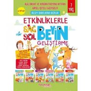 Etkinliklerle Sağ Beyin Sol Beyin Geliştirme 7 Yaş 6’lı Set - Hayykitap