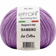 Etrofil 70329 Mürdüm Bambino Lux Cotton Örgü İpi